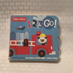 Fisher-Price 1-2-3 Go! Learning Book - Red and Blue